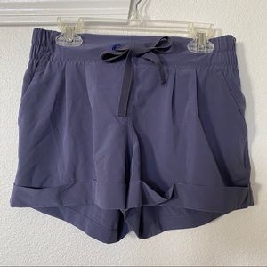Blue Lululemon Spring Break Away Shorts Size 4